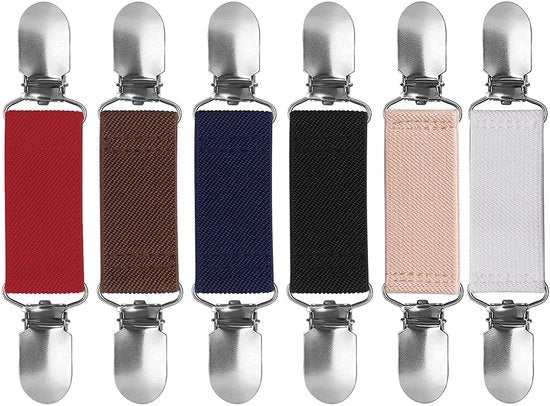 Multiuso Truciardi 6-in-1 - Clip per Tagliare Abiti - Clip Elastica - Clip per Cardigan - Unisex - 13 x 2,5 cm - Poliestere - Clip per Abiti