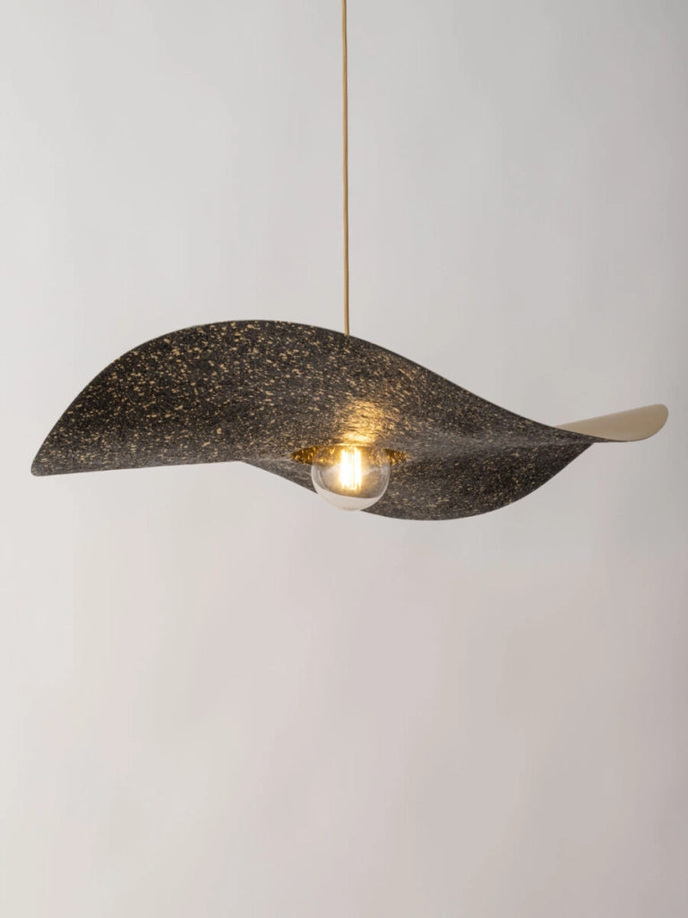 Lampada a sospensione Kapello Ø76 oro/nero E27 Sigma
