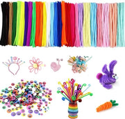 Pijpenragers per 400, con filo a chenille autoadesivo, 27 colori
