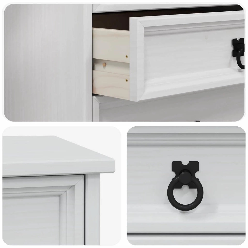 Armadietto Rotolante con Cassetti CORONA Bianco 42040538