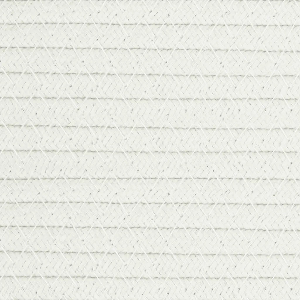 Cestini Portaoggetti 2 pz Grigio e Bianco ?24x18 cm in Cotone CFW3009779