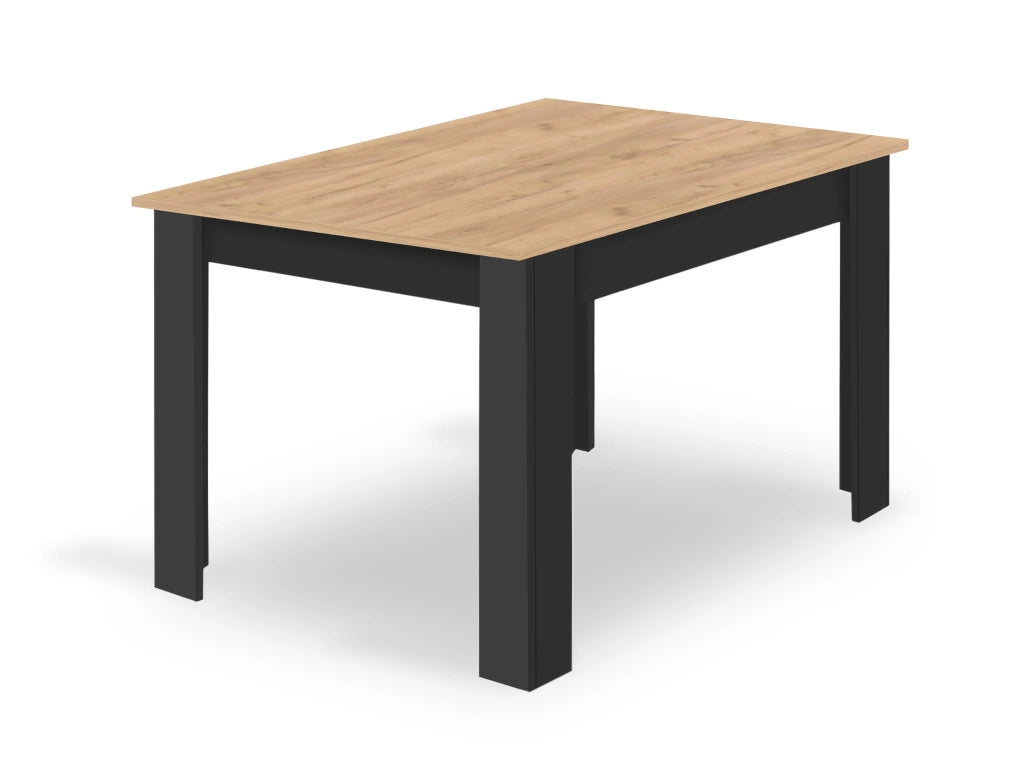 Tavolo artigianale Valora NP 120X80 Design moderno Gambe nere