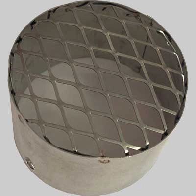 TERMINALE ASPIRAZIONE INOX  Ø 60     MADE IN ITALY