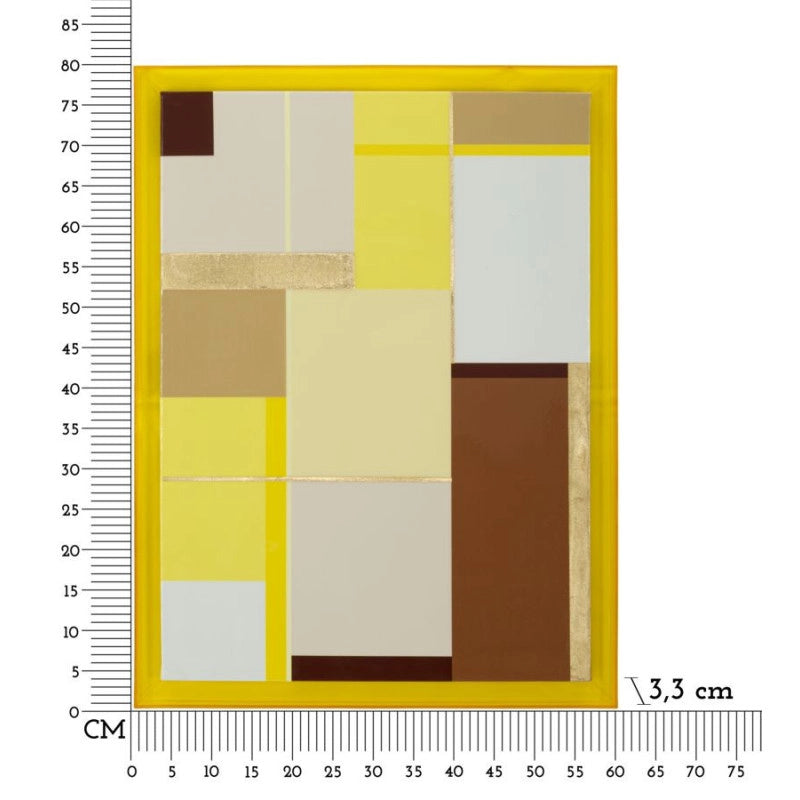 Stampa Su Tela Laccatto Acrylic Con Cornice -a- cm 60x3,3x80