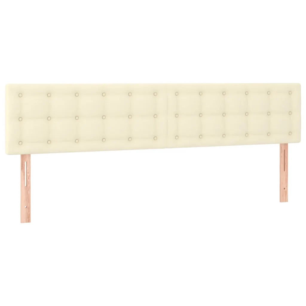 Giroletto a Molle con Materasso Crema 180x200 cm in Similpelle 3130795