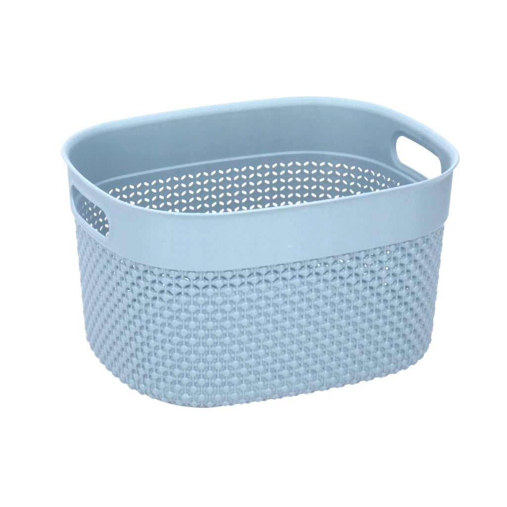 Keter CESTA FILO 27X22XH15CM BLU PIETRA