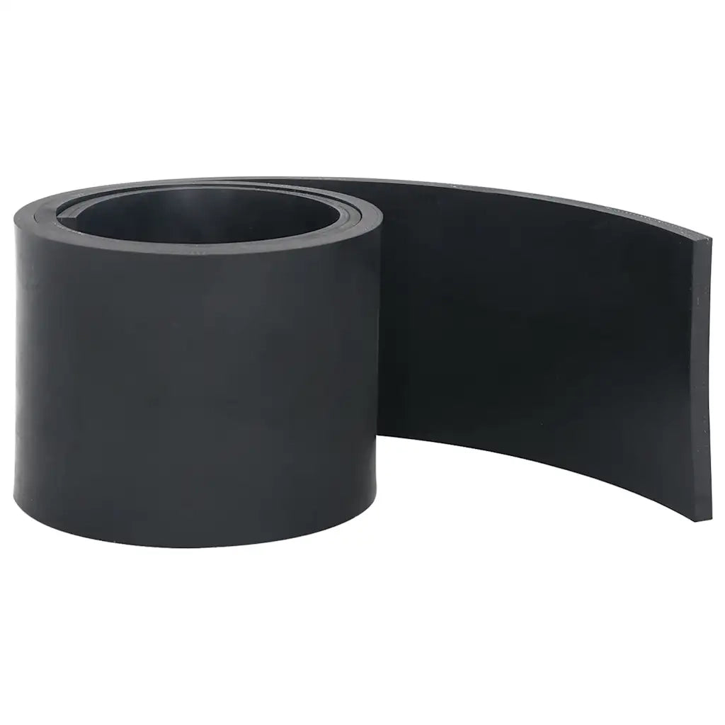 Bordo in Gomma per Spazzaneve Nero 180x15x1 cm