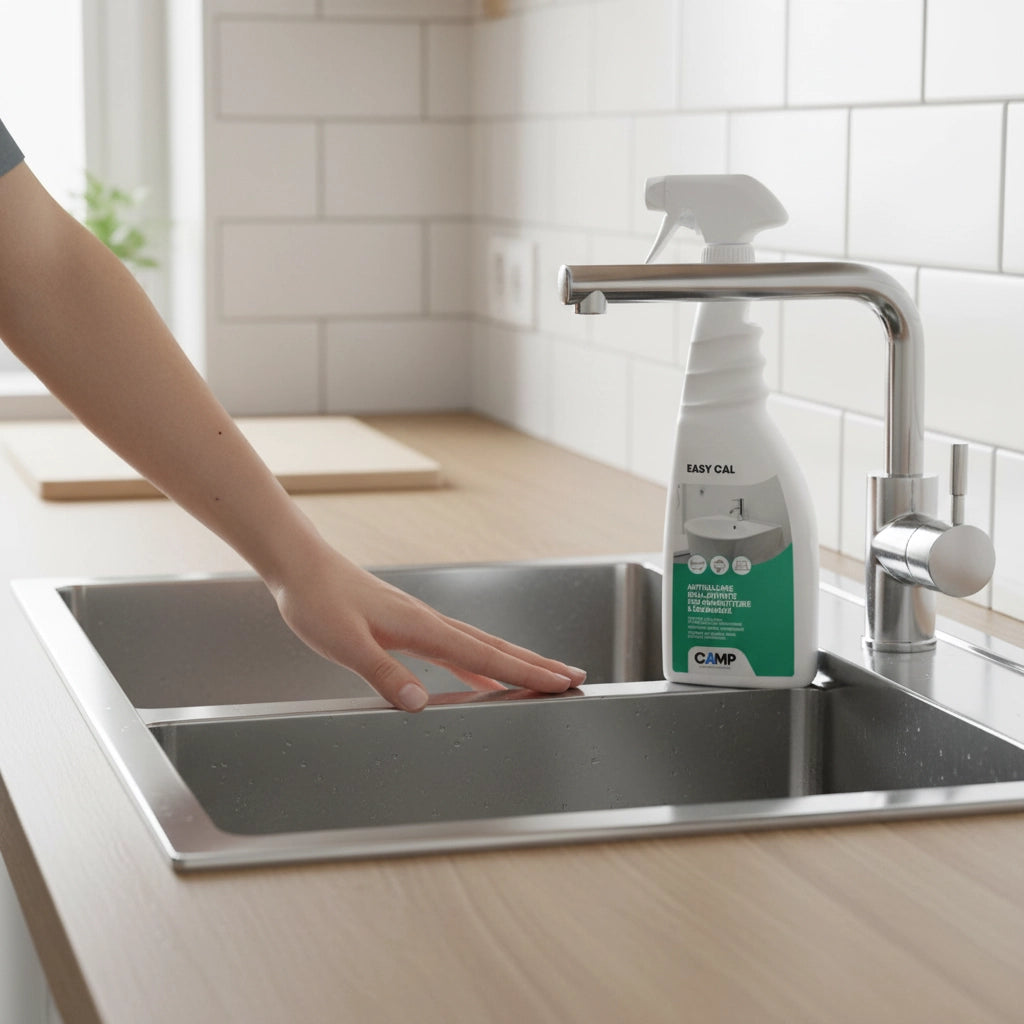 Kit 3 easy cal da 750 ml spray anticalcare brillantante antigoccia