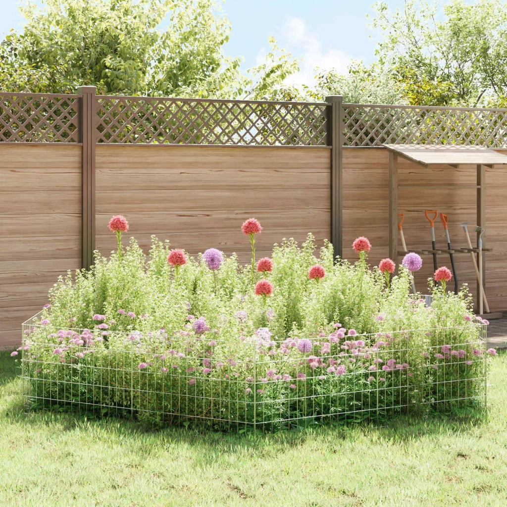 Recinzione da Giardino con Picchetti 48 pcs 75 x 50 cm Mesh 3438048