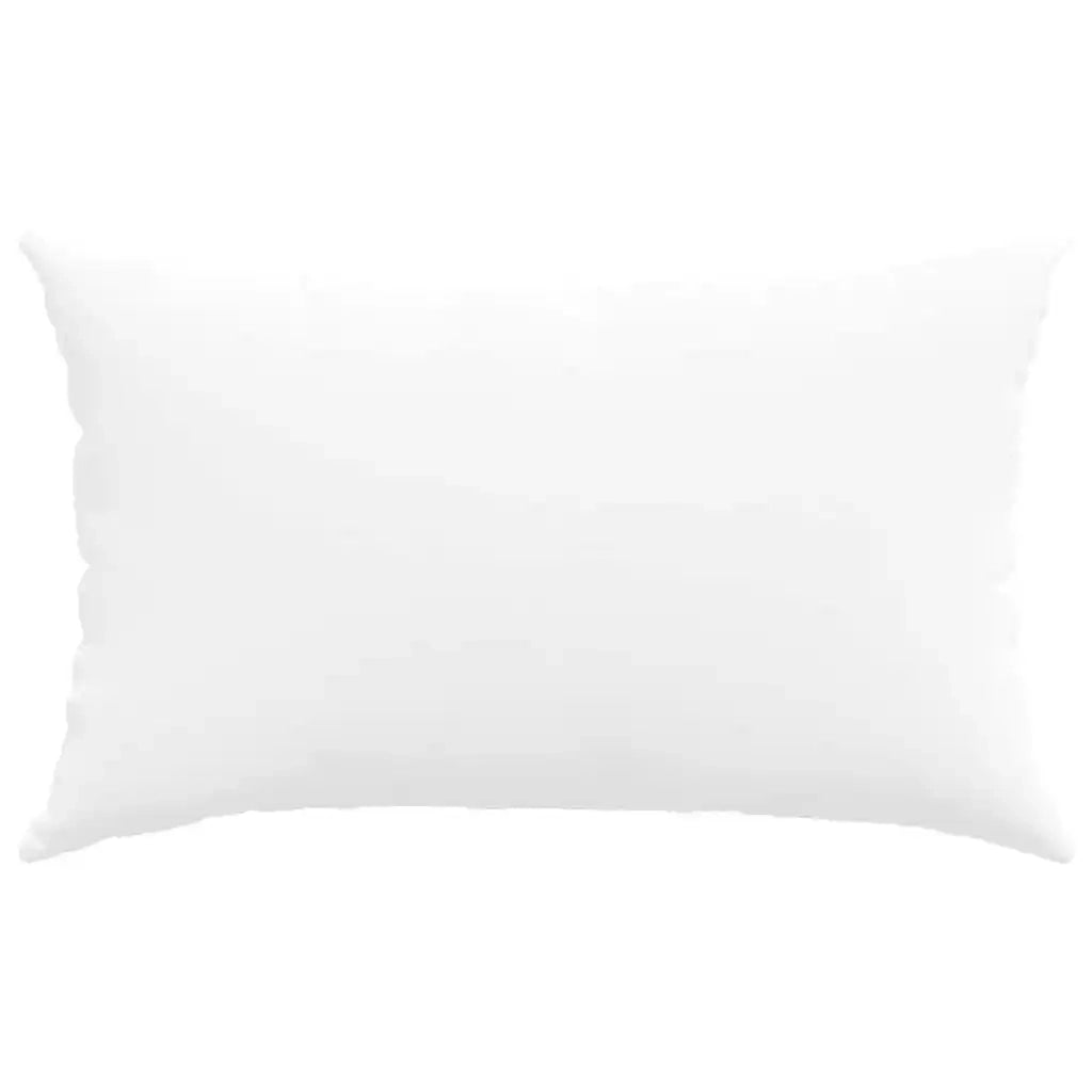 Cuscini da Divano 2 pz-Set di 2 Cuscini per Sofa Bianco 50 x 30 cm Tessuto