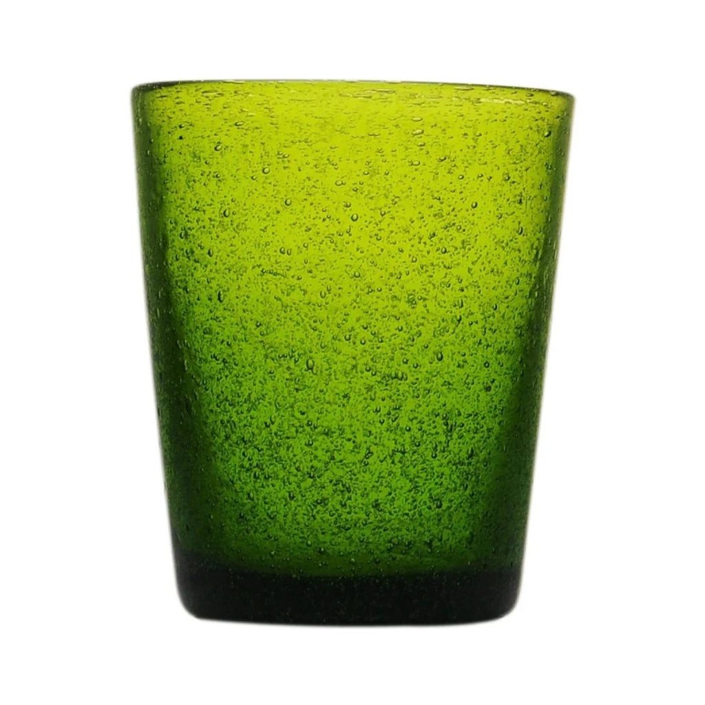 Bicchiere tumbler acqua olive memento originale in vetro soffiato 0,25L