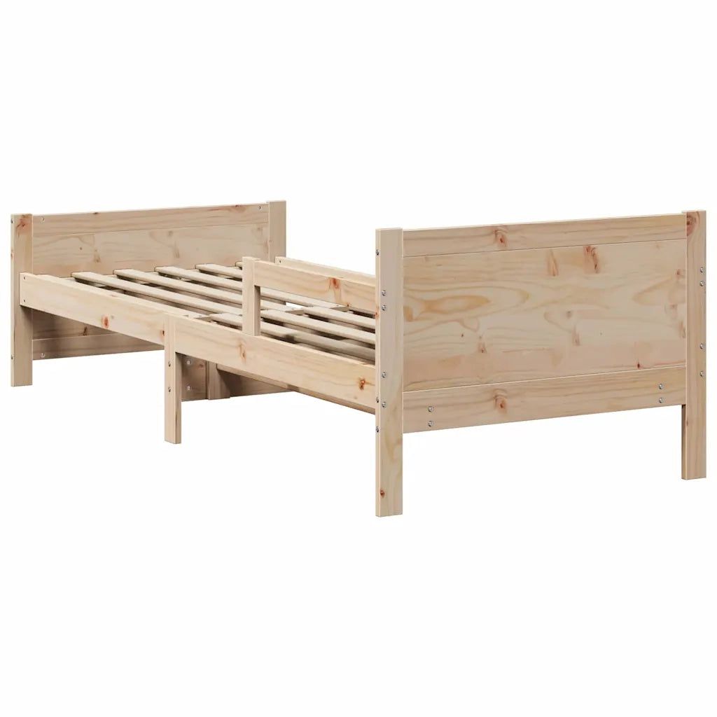Struttura del letto-Giroletto Marrone 80 x 200 cm Legno multistrato 829183