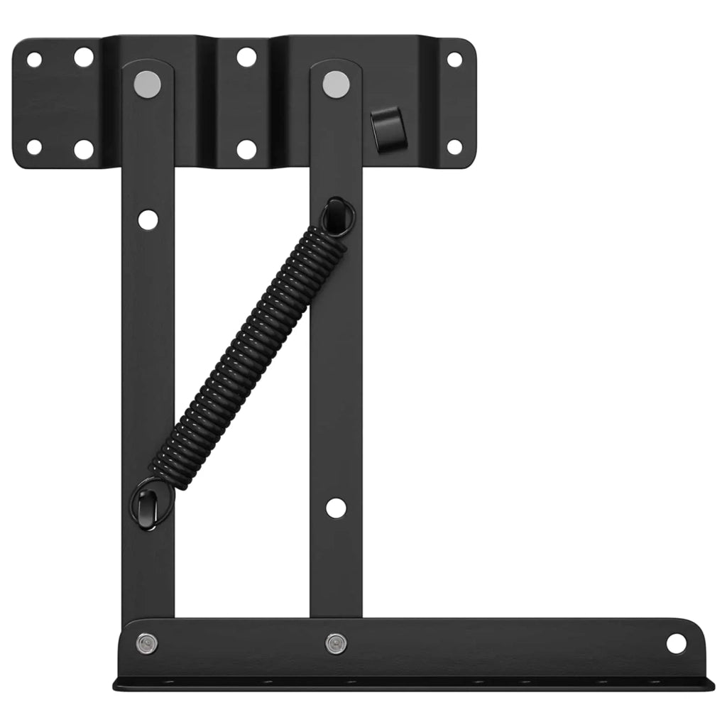 Meccanismo di Sollevamento per Letto 12 pcs Nero Ferro
