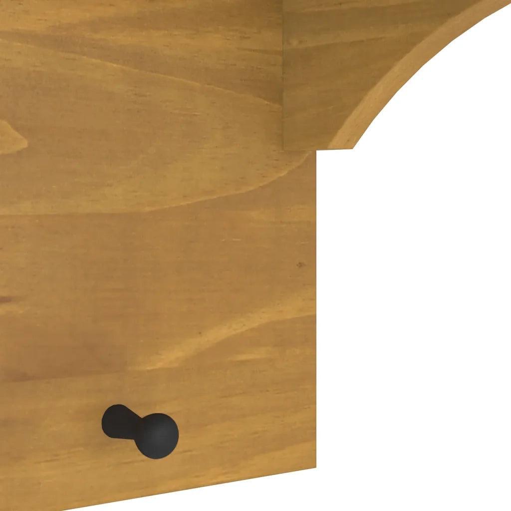 Appendiabiti da Parete SANDNES 43x30x42 cm in Legno di Pino 4010455
