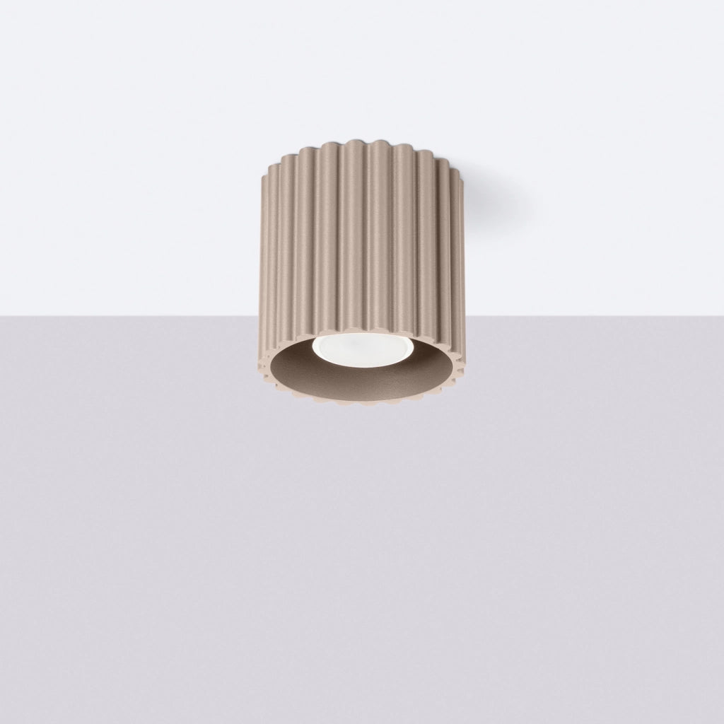 Lampada da soffitto AURA 1 taupe GU10
