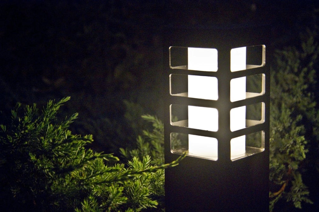 Paletto da giardino SU-MA RADO 25cm nero E27 IP54