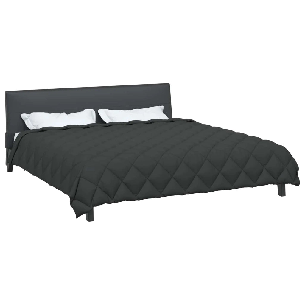 Duvet Invernale Antracite 200 x 220 cm Microfibra 42025652