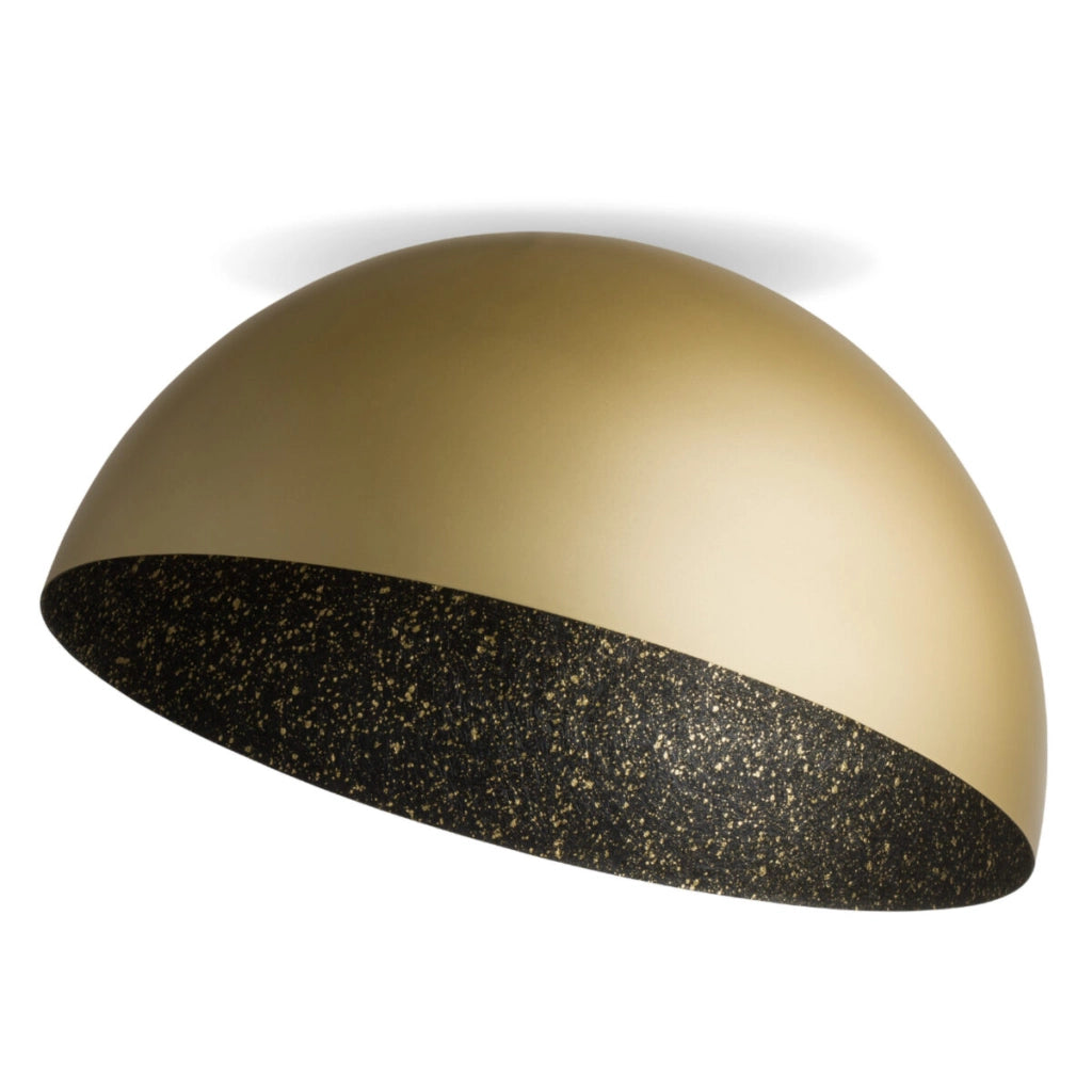 Plafoniera Sfera 90 cm oro-nera 1 luce E27 Sigma Lighting