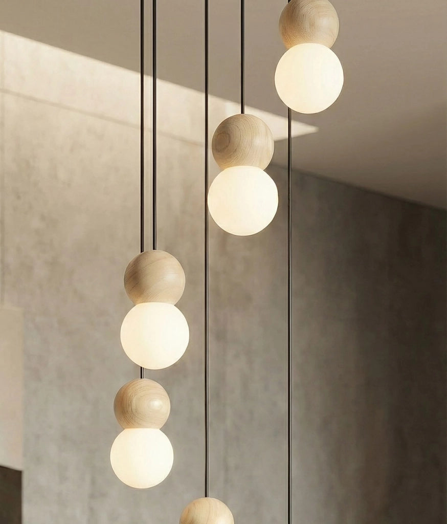 Lampada a sospensione anello LOOP LED nera Emibig