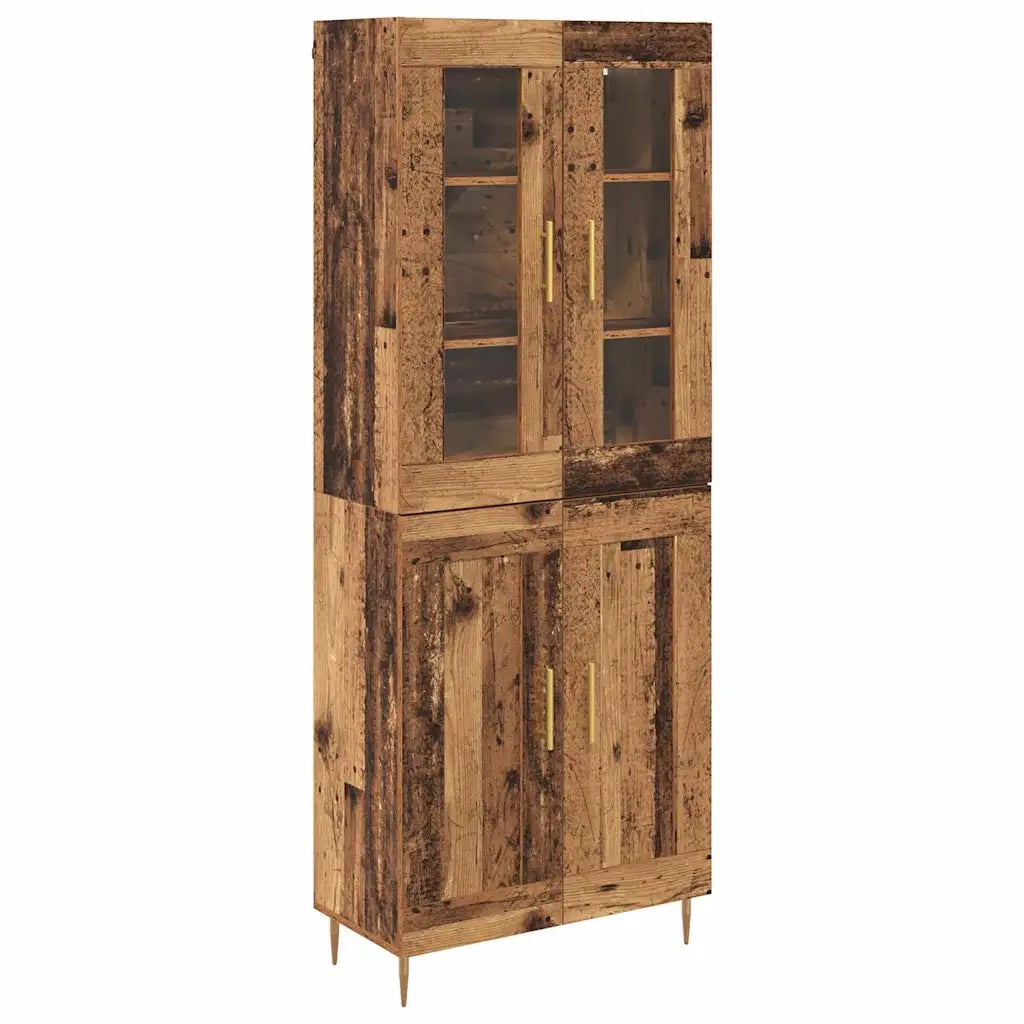 Credenza 2 pcs Legno vecchio Legno multistrato 3415820