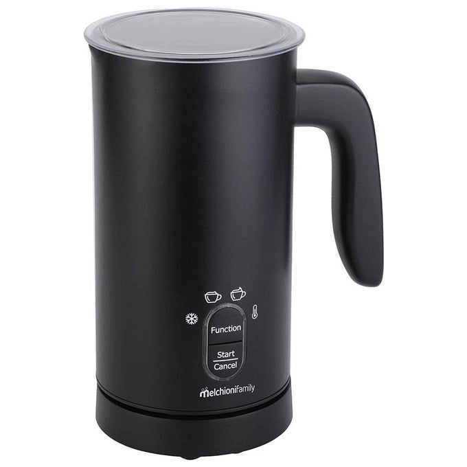 Melchioni MILKY Montalatte Elettrico 4 in 1 Capacita' 300 ml Potenza 500 W Autospegnimento colore Nero