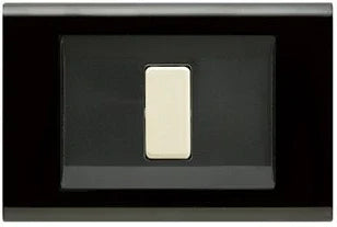 Placca Click 1F Nero FEB 2581/N