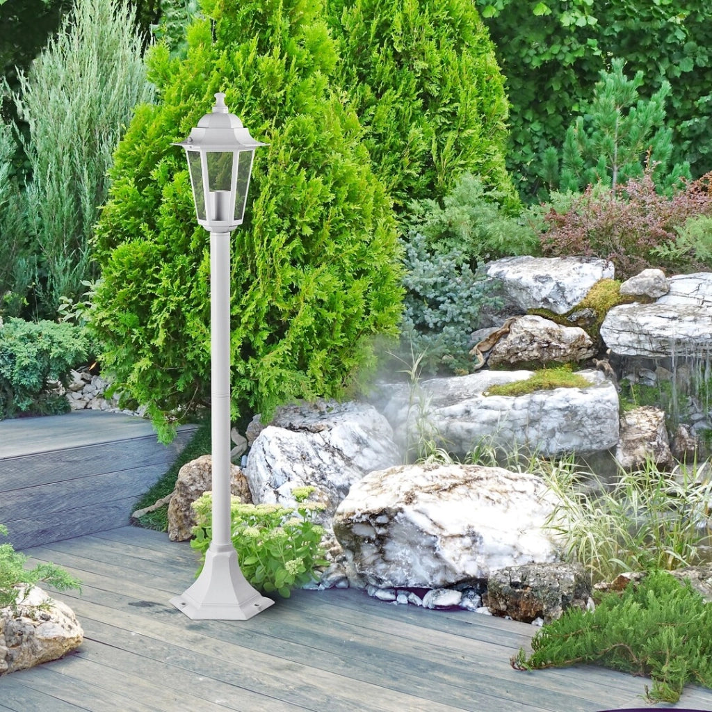 Lampada da giardino a paletto Velence bianca E27 Rabalux