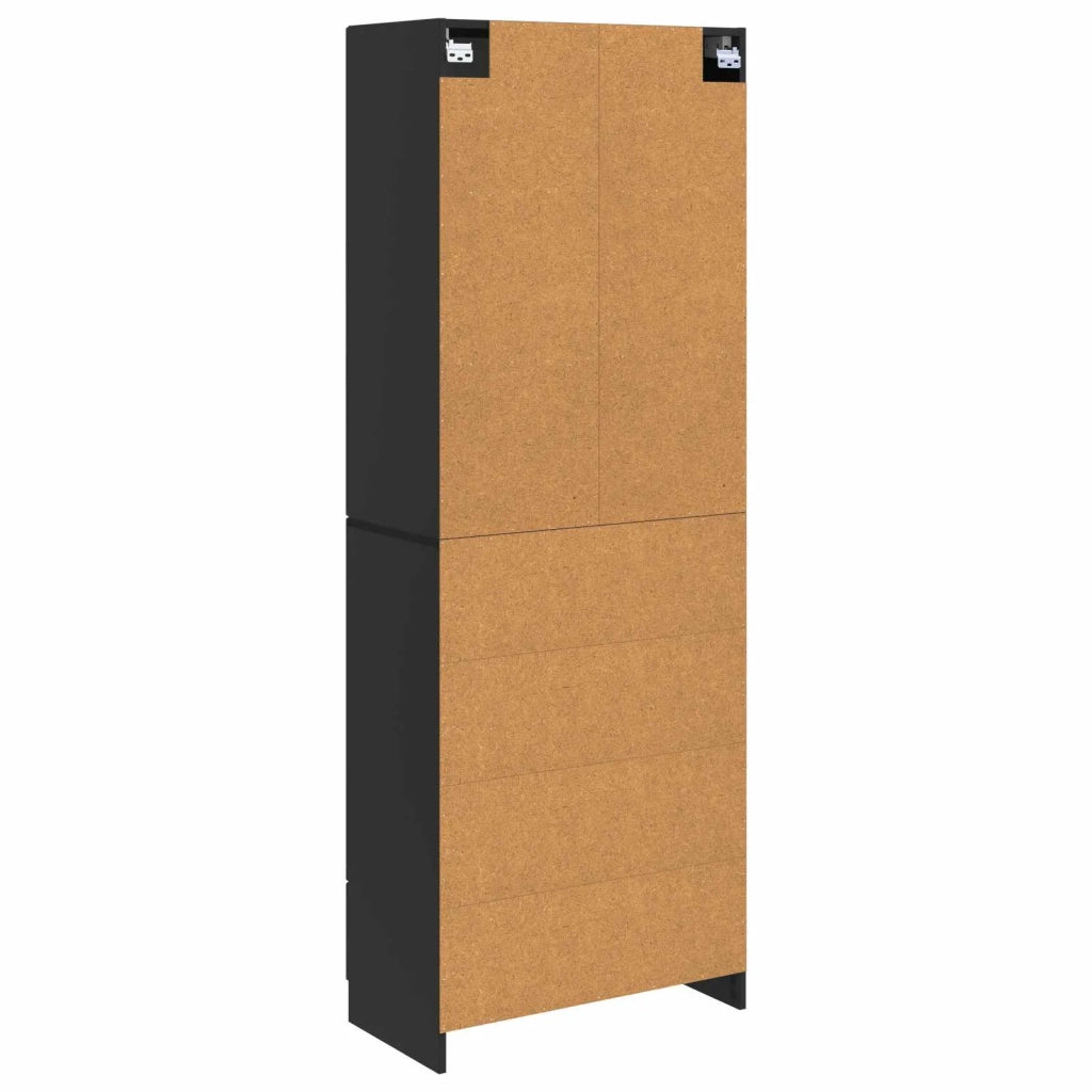 Set di armadi 2 pcs Nero Legno ingegnerizzato 3416935