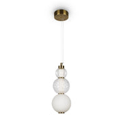 Lampada a sospensione Maytoni Collar LED 16W ottone e vetro