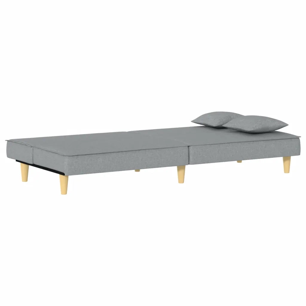 Divano letto | Sof¨¤ letto | Letto singolo Grigio Chiaro in Tessuto
