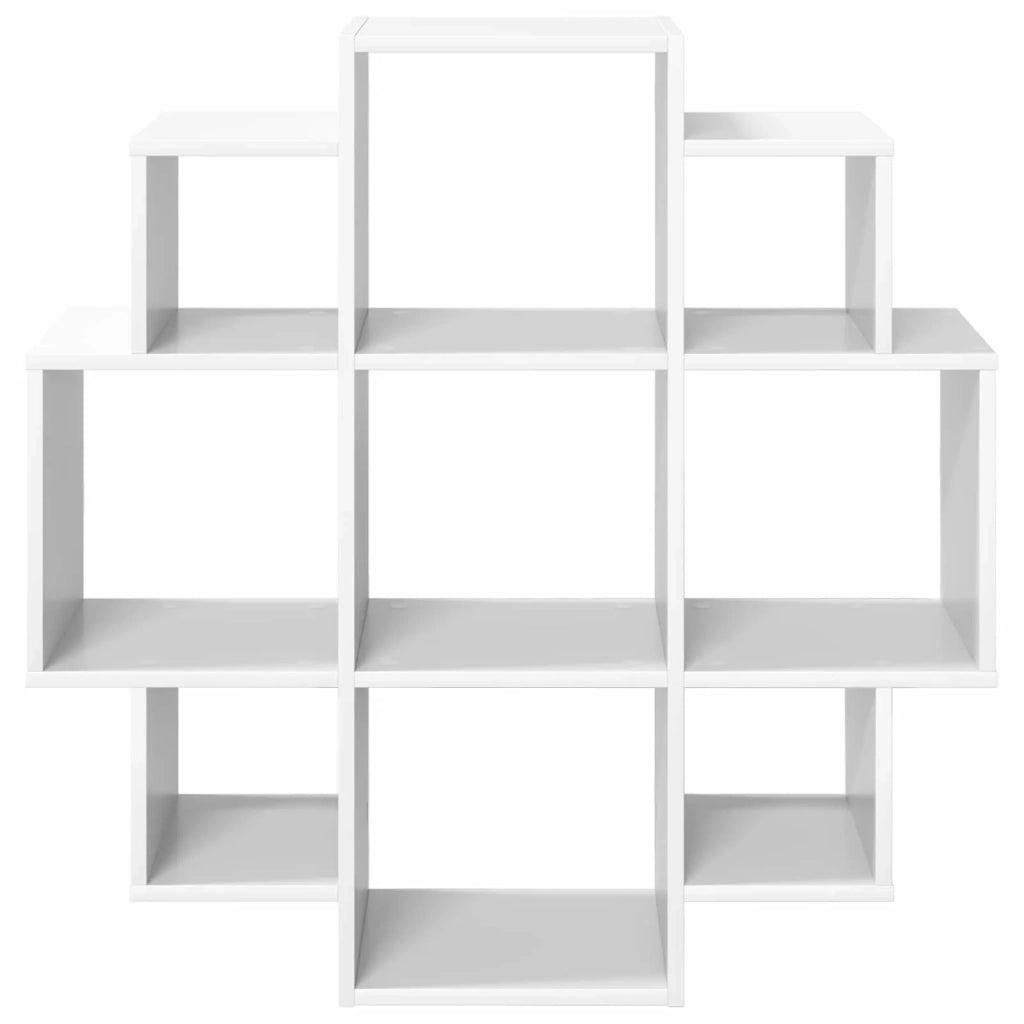 Scaffale da parete Bianco 90 x 25 x 90 cm Legno ingegnerizzato 8012172