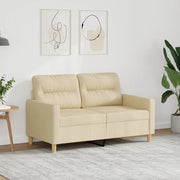 Divano a 2 Posti-Sofa 2 Posti Crema 120 cm in Tessuto 143161