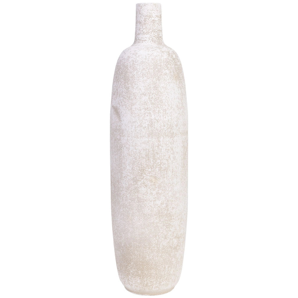 Vaso in metallo grigio 19,5x19,5x70,5h cm
