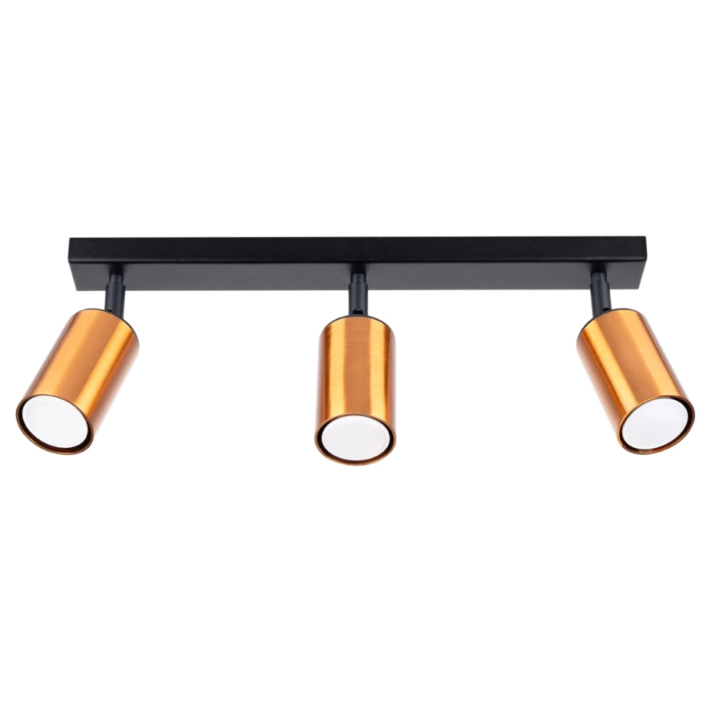 Lampada da soffitto WINX 3 nero/coop