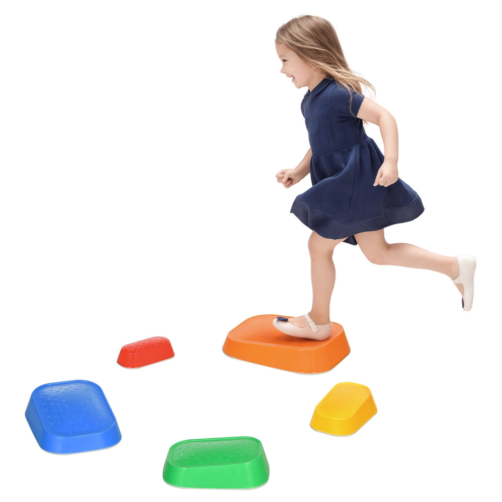 Set Equilibrio Bambini 5 Pezzi ¨C Xylo ¨C Allenamento Coordinazione Multicolore 36x27,5x31 cm