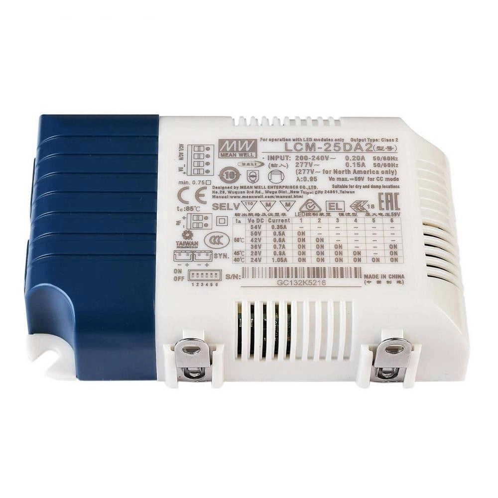 Trade Shop - Alimentatore Max 25 W Multi-corrente Led Driver Dimmerabile Lampade Faretti Push -