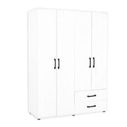 Armadio GRD4422023 bianco 4 ante e 2 cassetti