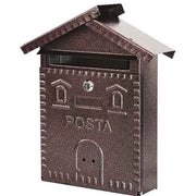 CASSETTA POSTALE 'RUSTICA' CASETTA mm 280x90x350h - Nera