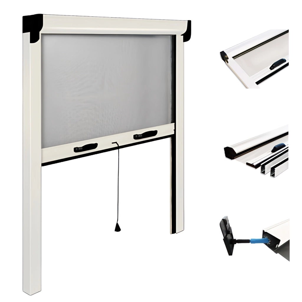 ZANZARIERA IRS OPERA 100X160 CM VERTICALE MARRONE