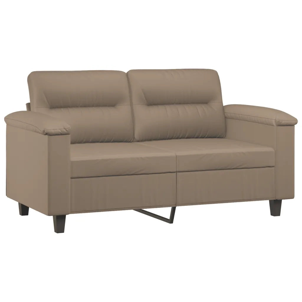 Set di Divani 3 pz con Cuscini cappuccino in Similpelle 3202371