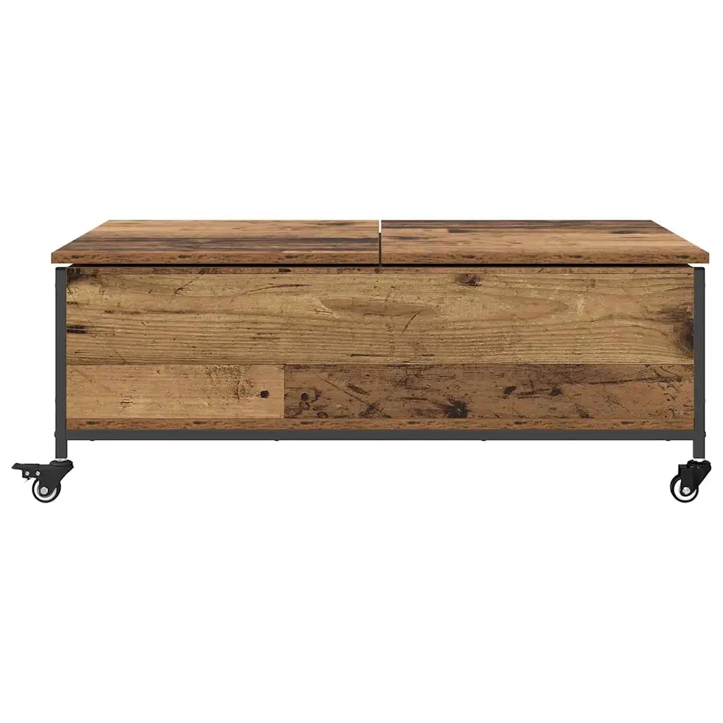 Tavolino da Salotto-Tavolino da soggiorno-Tavolo Legno vecchio 91 x 55 x 32 cm