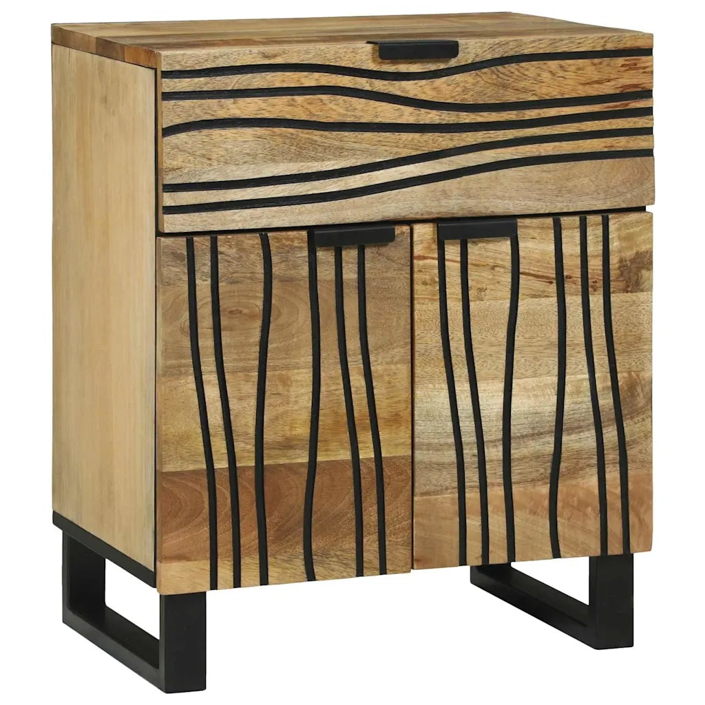 Comodino | Armadio da Notte | Mobiletto da notte Naturale 50 x 33 x 60 cm Legno ingegnerizzato