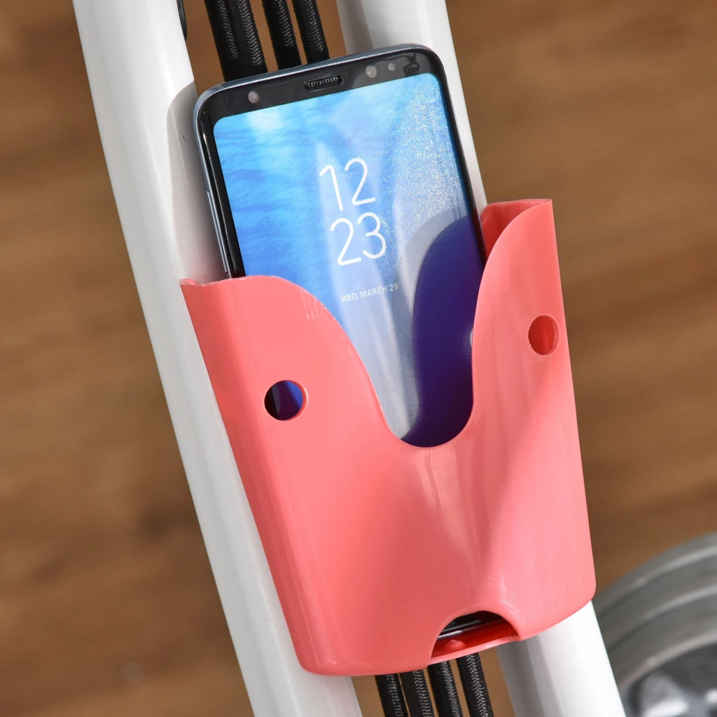 Bicicletta da camera pieghevole con display LCD e 8 livelli di resistenza magnetica ¨C Minimal ¨C Grigio