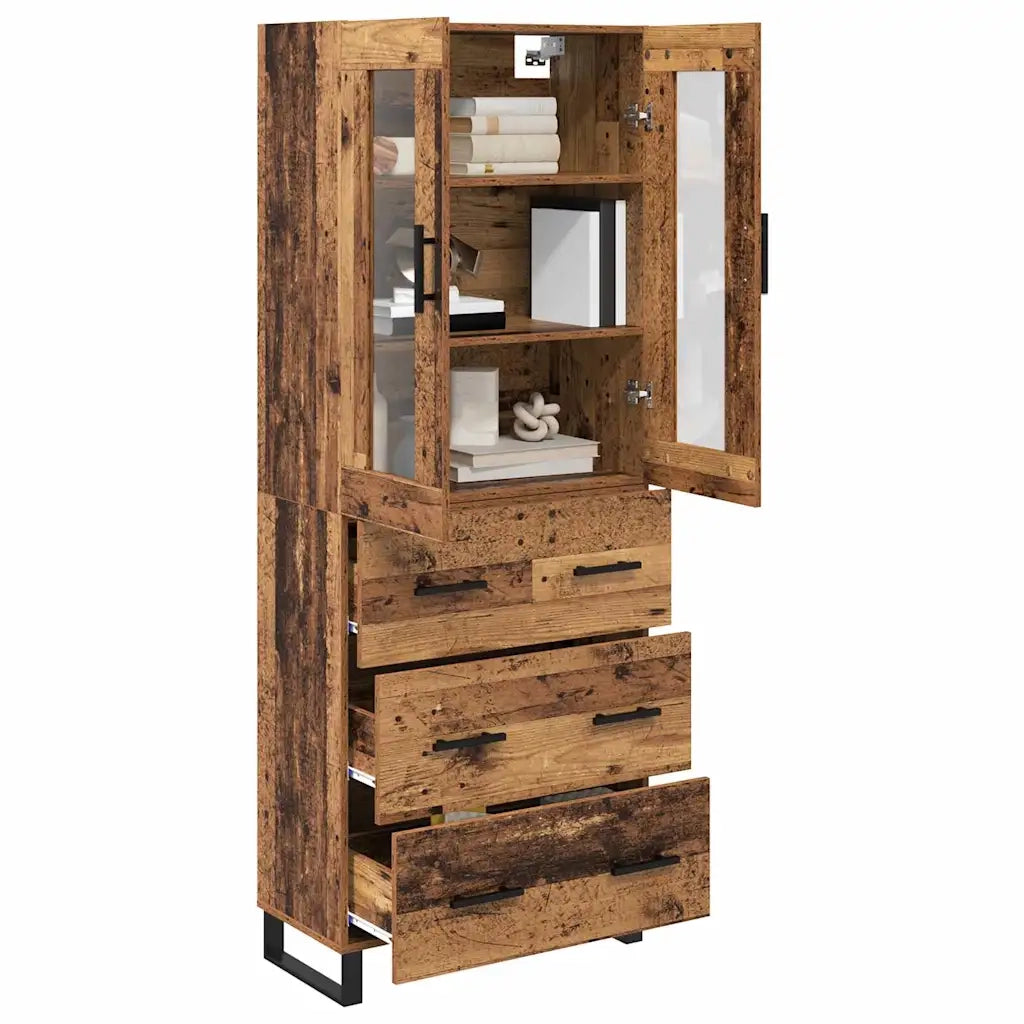 Credenza con cassetto 2 pcs Legno vecchio Legno multistrato 3415769