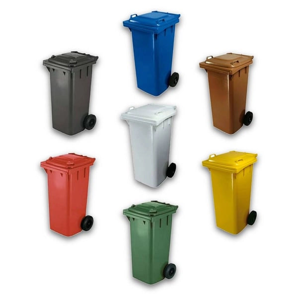 BIDONE PER LA RACCOLTA DIFFERENZIATA 240 lt - Colore blu