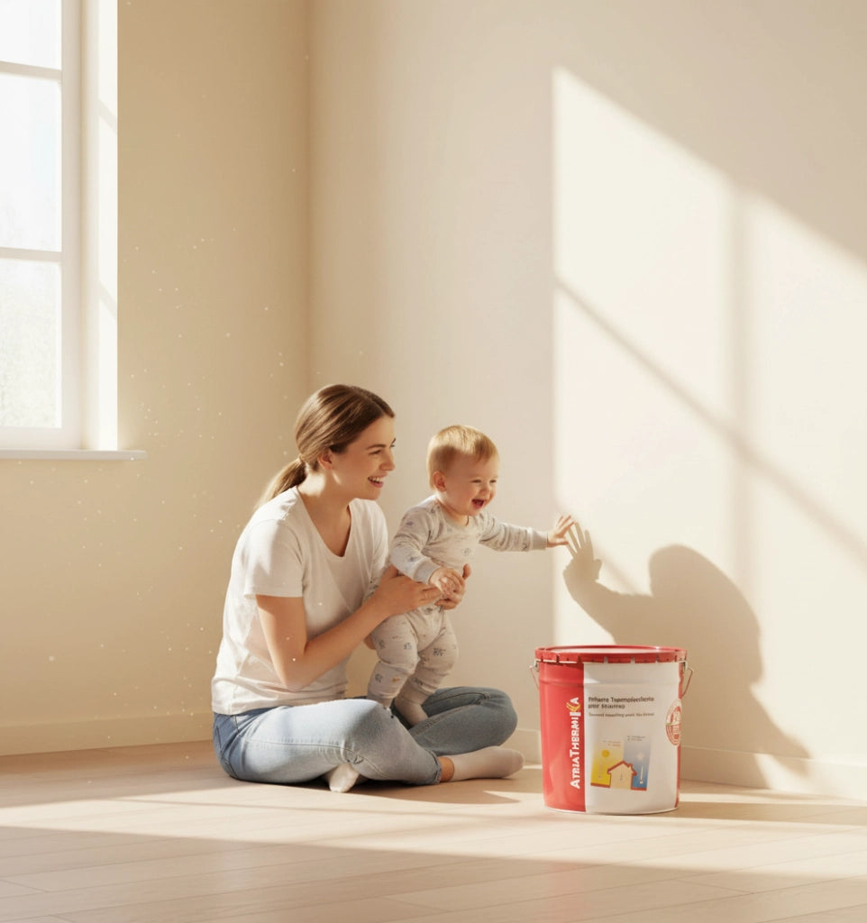 Atria atriathermika pittura per interni termoisolante e antimuffa *** formato 2.5 lt, confezione 1