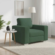 Divano Sedia-Poltrona-Sofa Relax Verde Scuro 60 cm Tessuto di Velluto a Coste