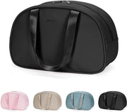 Borsa da bagno per donne Borsa da trucco Borsa completa da donna Borsa da trucco per bambini e donne (nero)