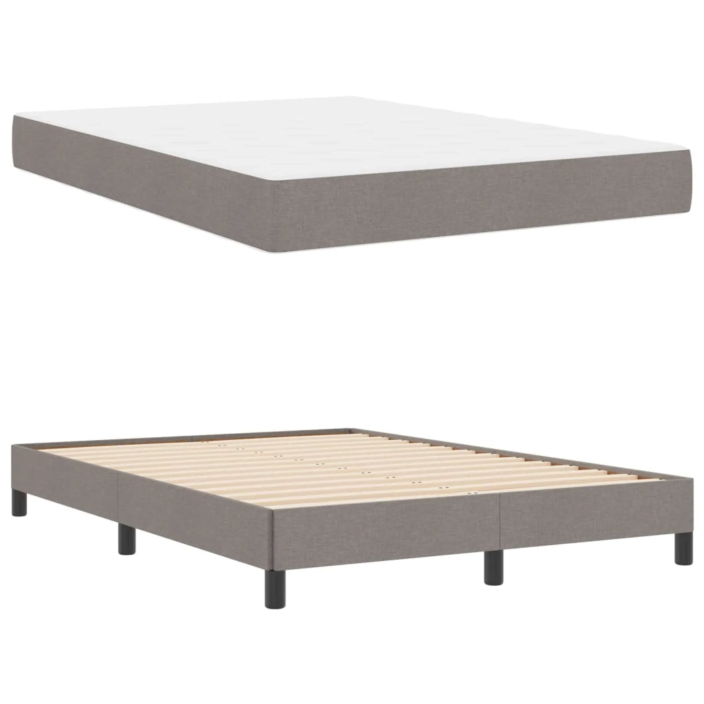Letto a molle con materasso Talpa 140 x 190 cm Tessuto