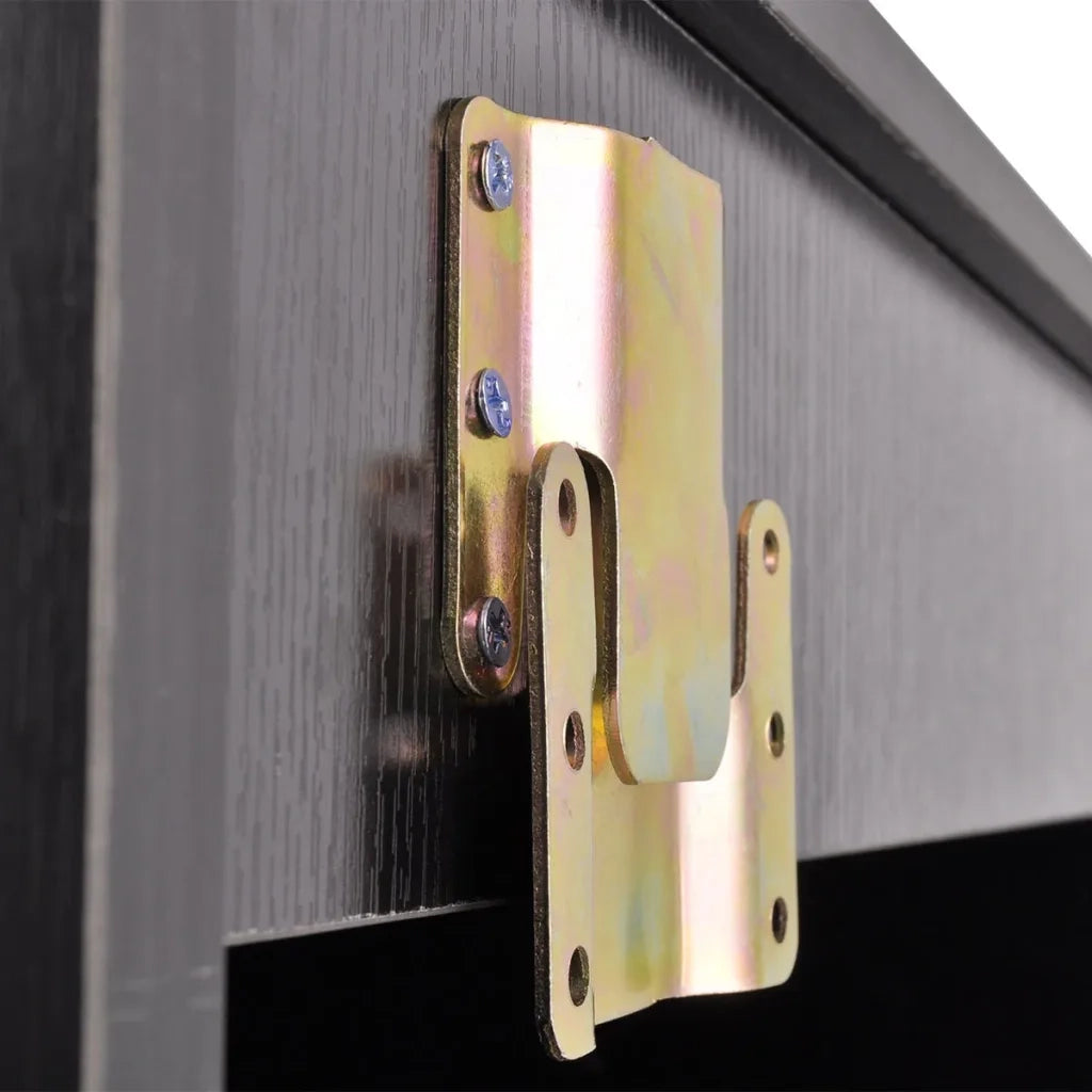 Set Mobili da Bagno con Lavabo 3 pz-Mobile per bagno Nero